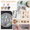 DIY Dog Silicone Beads Knitting Needle Protectors/Knitting Needle Stoppers with Stitch Markerss IFIN-NB0001-56-6