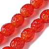 Handmade Lampwork Beads Strands LAMP-Z011-01E-1
