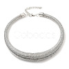 Iron Round Snake Chains Choker Necklaces NJEW-P289-04P-2