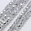 Electroplate Glass Beads Strands EGLA-J042-8mm-H02-1
