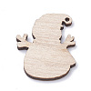 Undyed Wooden Pendants LS-X-WOOD-S040-16-2