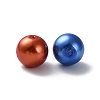 Baking Paint Pearlized Glass Pearl Round Bead Strands X1-HY-Q004-8mm-M-3