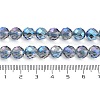 Electroplated Synthetic Quartz Crystal Beads Strands G-Z038-A02-02FR-1-5