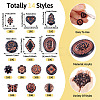 257Pcs Opaque Acrylic Beads OACR-TA0003-67-4