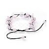 Adjustable Nylon Cord Braided Bead Bracelets BJEW-JB04602-04-3