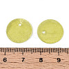 Spray Painted Natural Capiz Shell Disc Charms X1-BSHE-T014-02C-3