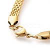 304 Stainless Steel Mesh Chain Bracelets BJEW-G618-06G-3