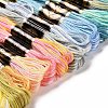 18 Skeins 18 Colors 6-Ply Polyester Embroidery Floss OCOR-M009-01C-01-2
