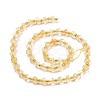 Heated Natural Citrine Beads Strands G-P463-11-3