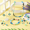 120Pcs 8 Colors Assembled Synthetic Stone and Trochus Shell Beads G-TA0002-31B-8