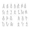 SHEGRACE Brass Micro Pave Clear Cubic Zirconia Pendants XGRQ29811-394P-1