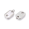 Brass & Shell Charms KK-N254-212P-2