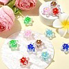 12Pcs 6 Colors Handmade Lampwork Beads LAMP-CJ0001-98-4