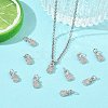 SHEGRACE Brass Micro Pave Cubic Zirconia Pendants XGRQ3D148-478P-5