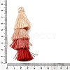 Polyester Tassel Pendants FIND-D303-02O-3