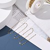 PVD Vacuum Plating 304 Stainless Steel Dapped Chains CHS-F011-15B-G-5