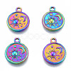 Ion Plating(IP) 201 Stainless Steel Pendants STAS-N098-182M-2