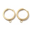 201 Stainless Steel Huggie Hoop Earrings Findings STAS-A167-01P-G-1