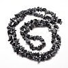 Snowflake Obsidian Chip Bead Strands X-G-M205-23-2