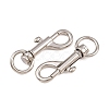 Alloy Swivel Clasps STAS-B121-02P-04-1-2