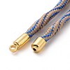 Nylon Cord Silder Bracelets MAK-C003-03G-20-3