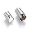 Non-Tarnish 304 Stainless Steel Locking Tube Magnetic Clasps X-STAS-D159-30-2