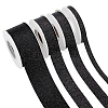 4 Rolls 4 Styles Sparkle Polyester Ribbons SRIB-PH0001-33-1