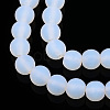 Imitation Opalite Glass Beads Strands GLAA-T032-J4mm-MD02-2