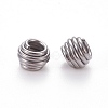 Tarnish Resistant 304 Stainless Steel Spring Beads STAS-L224-006P-2