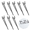 Iron Wall Mounted Mesh Board Pegboard Hook Hangers IFIN-WH0085-17EB-1
