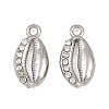 304 Stainless Steel with Crystal Rhinestone Charms RB-CBABFDA-11E-P-1