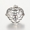 Rack Plating Hollow Brass Heart Cage Pendants KK-E665-03M-NF-2