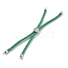 Twisted Nylon Cord Silder Bracelets DIY-B066-03P-16-1