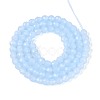 Imitation Jade Glass Beads Strands GLAA-T028-4mm-11F-2