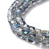 Electroplate Glass Bead Strands EGLA-R064-4mm-05-2