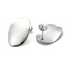 Tarnish Resistant 201 Stainless Steel Stud Earrings EJEW-K270-07P-2