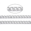 Aluminium Textured Cuban Link Chains CHA-T001-41S-4