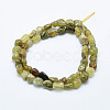 Natural Green Garnet Beads Strands G-K203-05-2