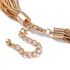 Brass Box Chains Multi-strand Necklaces NJEW-C040-01C-4