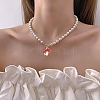 10Pcs 5 Colors Autumn Theme Alloy Enamel Pendants ENAM-YW0003-39-4