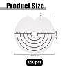 150Pcs PVC Heat Protector Shields FIND-FH0017-26-2