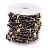 Handmade Glass Beaded Chains CHC-I038-14G-03-3