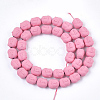 Spray Painted Non-magnetic Synthetic Hematite Beads Strands X-G-T116-28-05-2