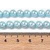 Electroplated Shell Pearl Beads Strands BSHE-G041-6mm-03-2