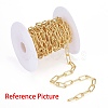 Brass Textured Cable Chains CHC-K010-02P-4