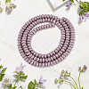 3Starnds Opaque Spray Painted Glass Beads GLAA-PA0001-35A-3
