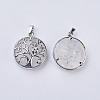 Natural Quartz Crystal Pendants G-K234-E13-2