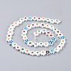 Handmade Millefiori Glass Bead Strands X-LAMP-J035-8mm-11-3