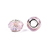 Transparent Glass European Beads GPDL-N004-D14mm-A02-2