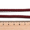 Braided Leather Cord with Core WL-F009-5mm-04-2